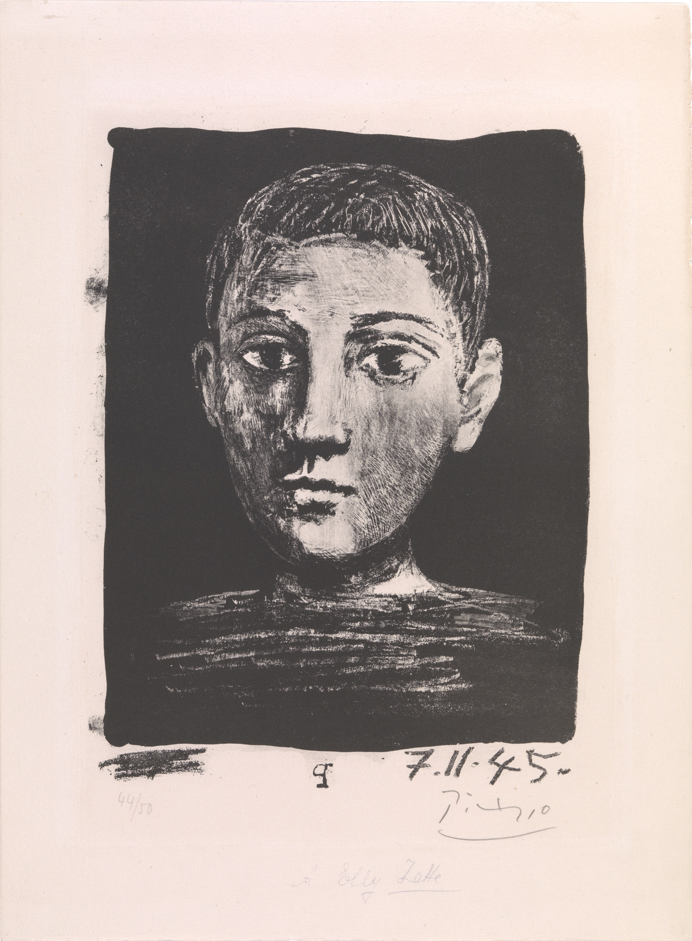 Head of a Young Boy