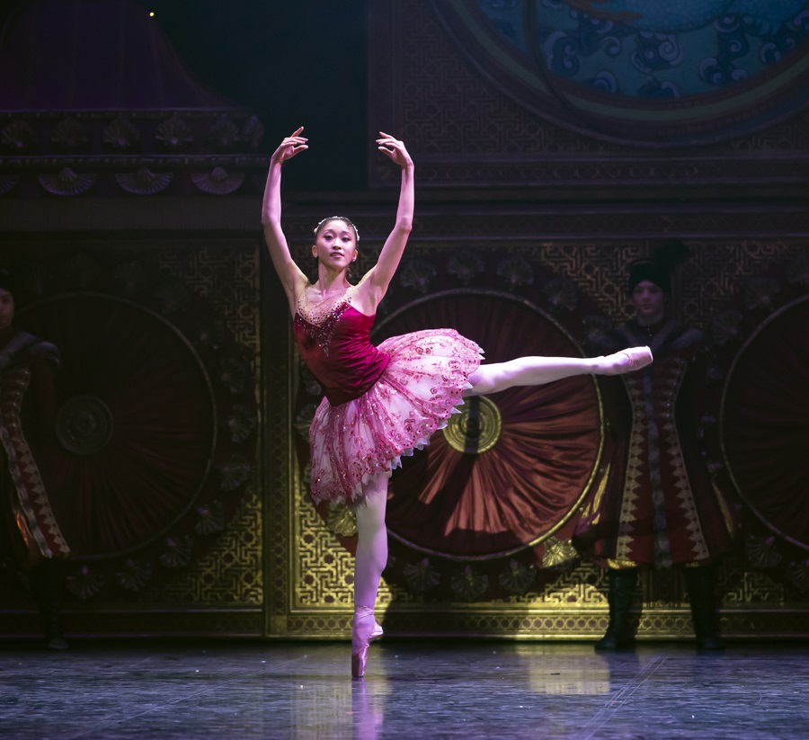 Nutcracker 3 Minju Kang as the Sugarplum Fairy in The Nutcracker. Photo Emma Kauldhar (2)