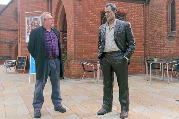 Greg and statue new best